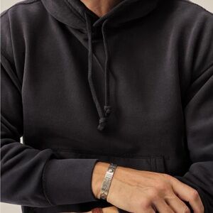 Buck Mason Welterweight hooded sweatshirt large, deep navy